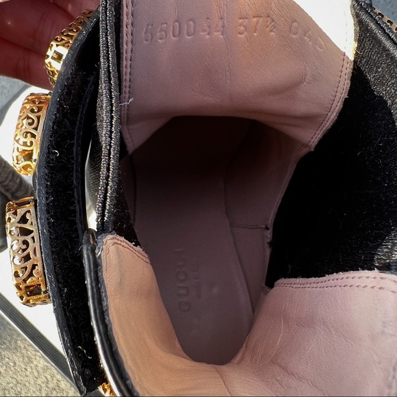 Gucci Leather Ankle Boots with Belt - Picture 8 of 9